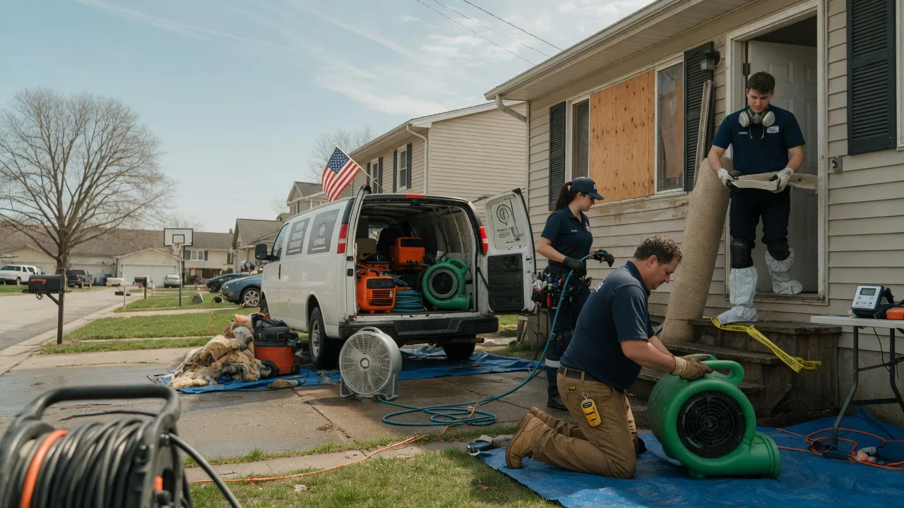 Water Damage Restoration in Montgomery, IN near me